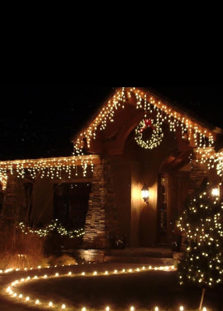 Christmas Lights Hanging