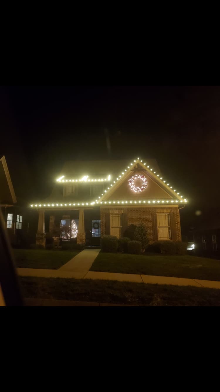 Christmas Lights Hanging